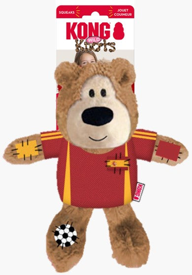 KONG Wild Knots Sport Bear Dog Toy Spain Medium 035585539041