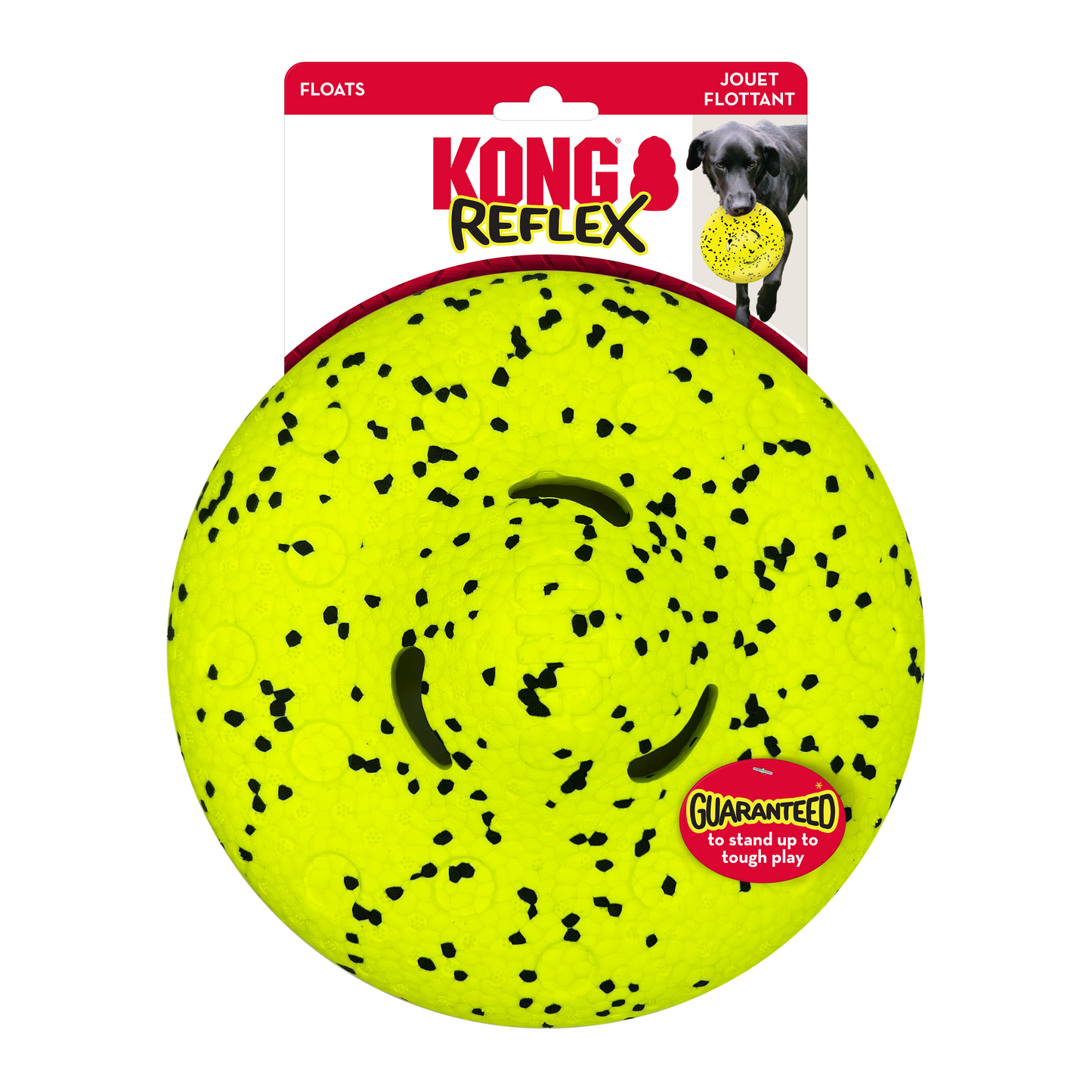 KONG Reflex Glide Flyer Dog Toy 035585505244