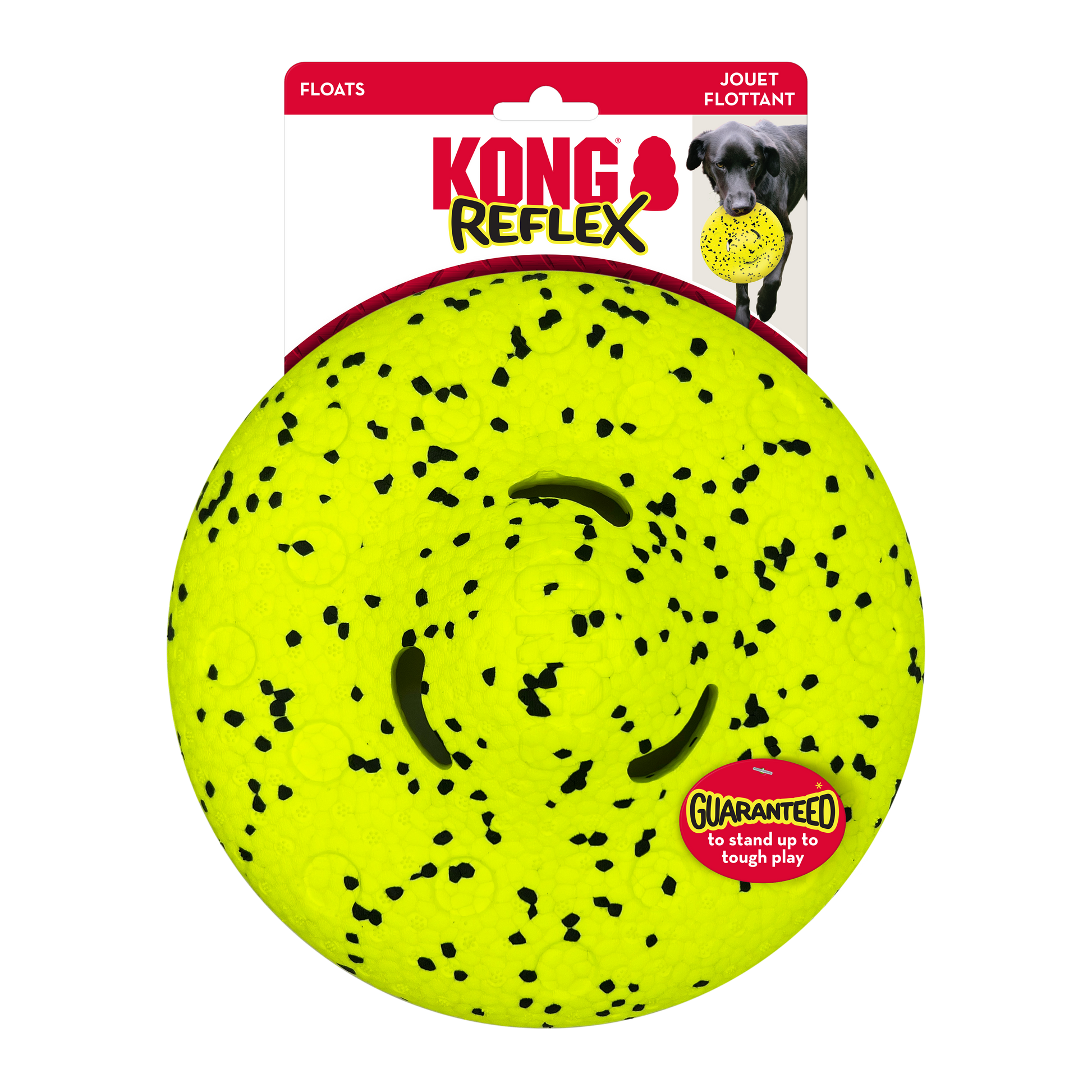 KONG Reflex Glide Flyer Dog Toy 035585505244