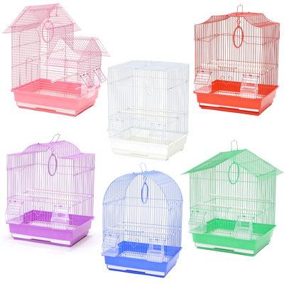A & E Cages Happy Beaks Bird Cage Variety Pack Assorted Color 6ea/14In X 11In X 18 in, 6 pk 644472014594