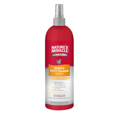 Nature's Miracle Advanced Platinum Puppy Potty Training Spray 16 oz 018065983534