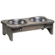 Loving Pets Black Label Wooden Modern Raised Diner 2 qt 842982076914