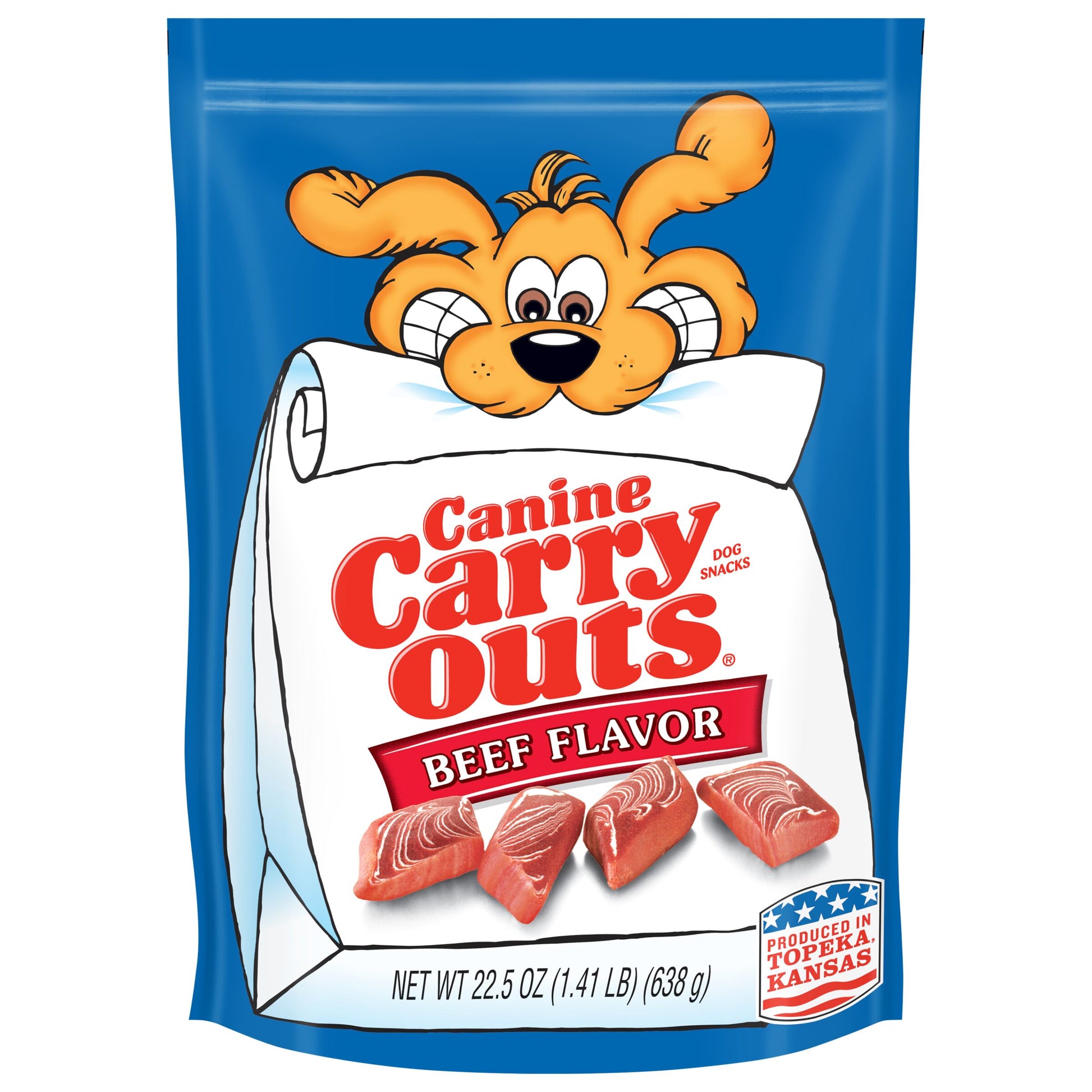Canine Carry Outs Beef Flavor Dog Treats 22.5 oz 079100520237