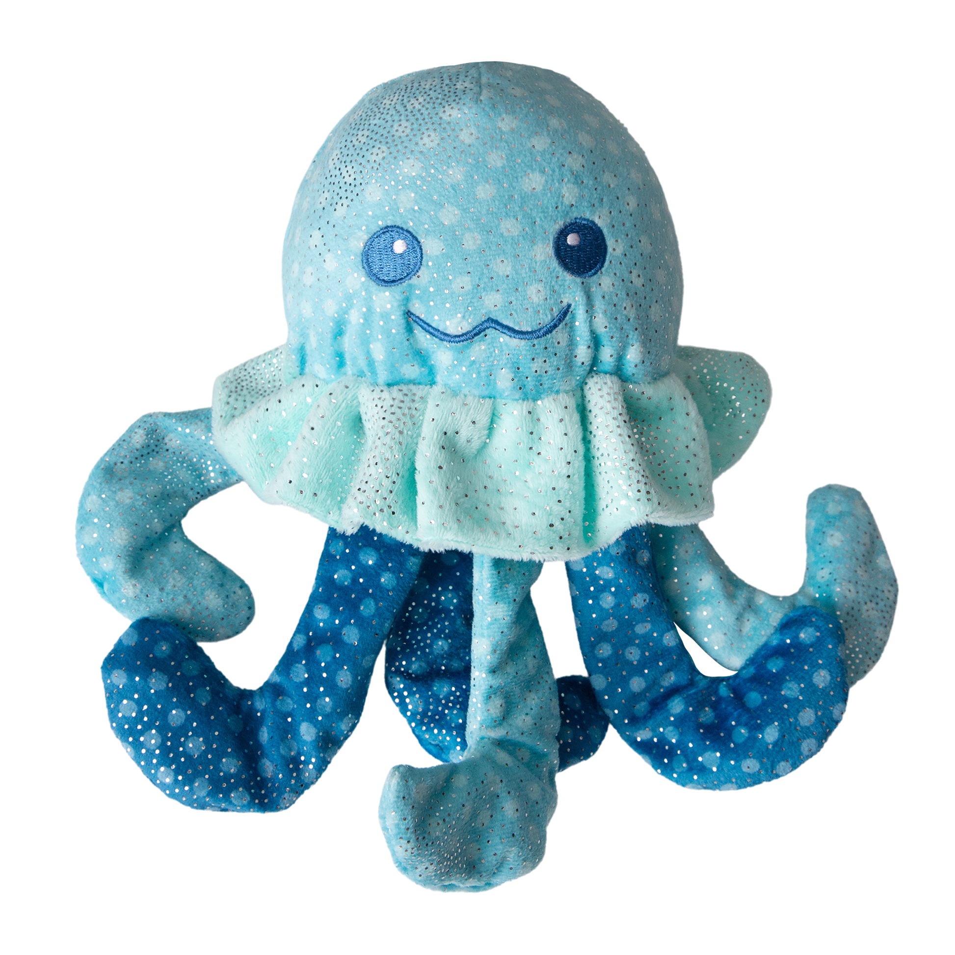 Snugarooz Jelly the Fish Plush Dog Toy 8 in 810120995038