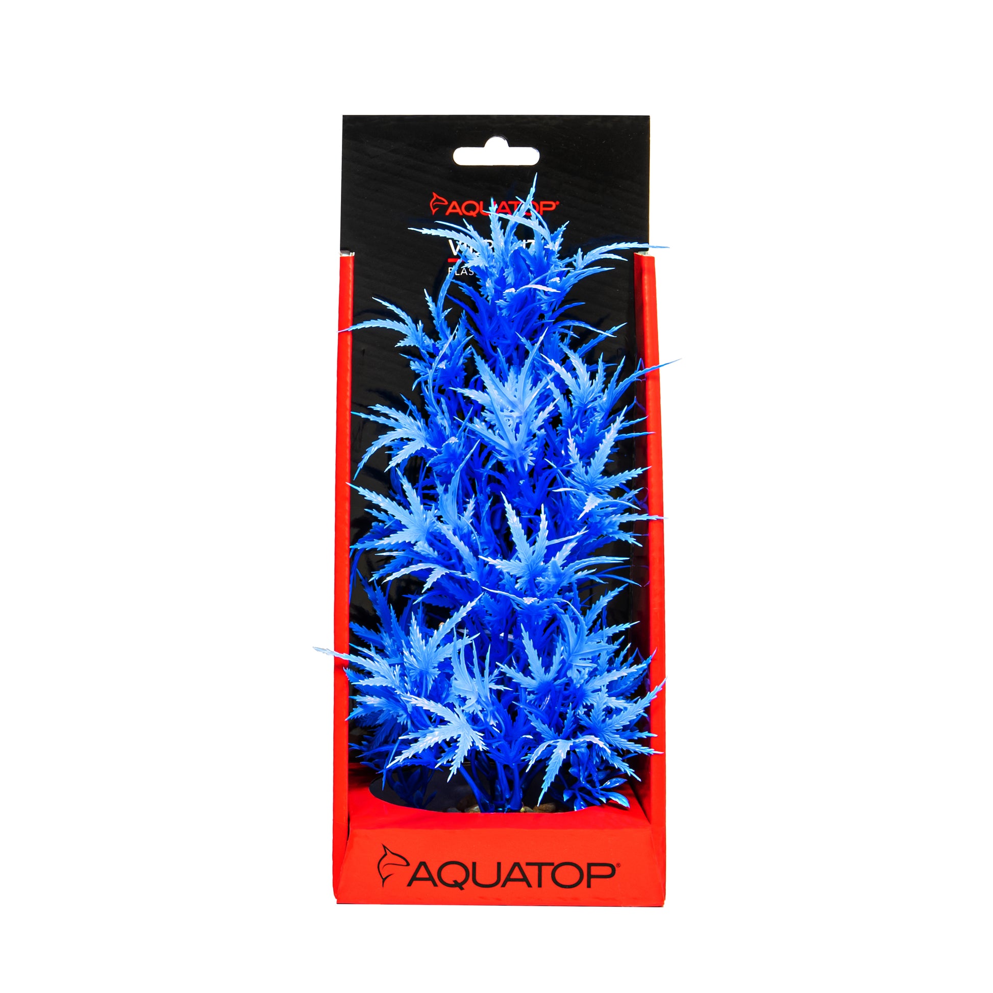 Aquatop Vibrant Fluorescent Cannabis Plant Blue 10 in 850047393715