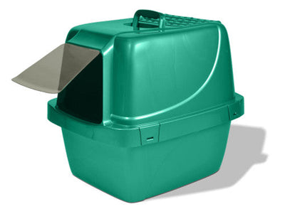 Van Ness Plastics Enclosed Sifting Cat Litter Box Blue Extra - Giant