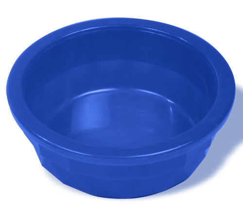Van Ness Plastics Heavyweight Crock Dish Translucent Blue 20oz MD - Dog