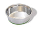 Van Ness Plastics Heavyweight Stainless Steel Dish Silver LG - Dog