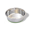 Van Ness Plastics Heavyweight Stainless Steel Dish Silver SM - Dog