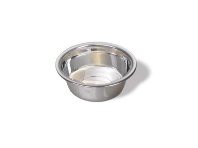 Van Ness Plastics Lightweight Stainless Steel Dish Silver SM - Dog