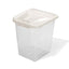 Van Ness Plastics Pet Food Container/Dispenser White|Clear 10lb