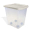 Van Ness Plastics Pet Food Container/Dispenser White|Clear 25lb