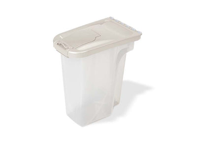 Van Ness Plastics Pet Food Container/Dispenser White|Clear 4lb