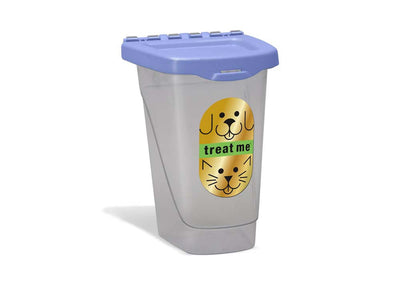 Van Ness Plastics Pet Treat Container White, Clear