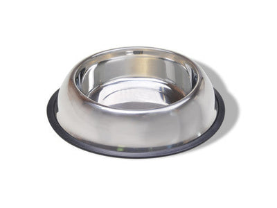 Van Ness Plastics Stainless Steel No - Tip Dish Silver 16oz - Dog