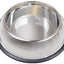 Van Ness Stainless Steel Non Tip Dish W/Rubber Ring 64 oz. {L + 1} 794034 - Dog