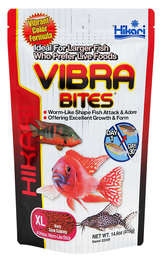 Hikari USA Vibra Bites Tropical Fish Food 14.6 oz, X-Large 042055222389