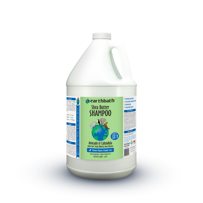 Earthbath Shea Butter Pet Shampoo Avocado and Calendula 1 gal 602644028169