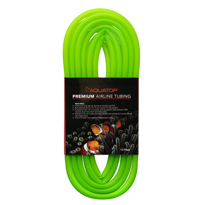 Aquatop Airline Tubing Neon Green 13 ft 850047393487