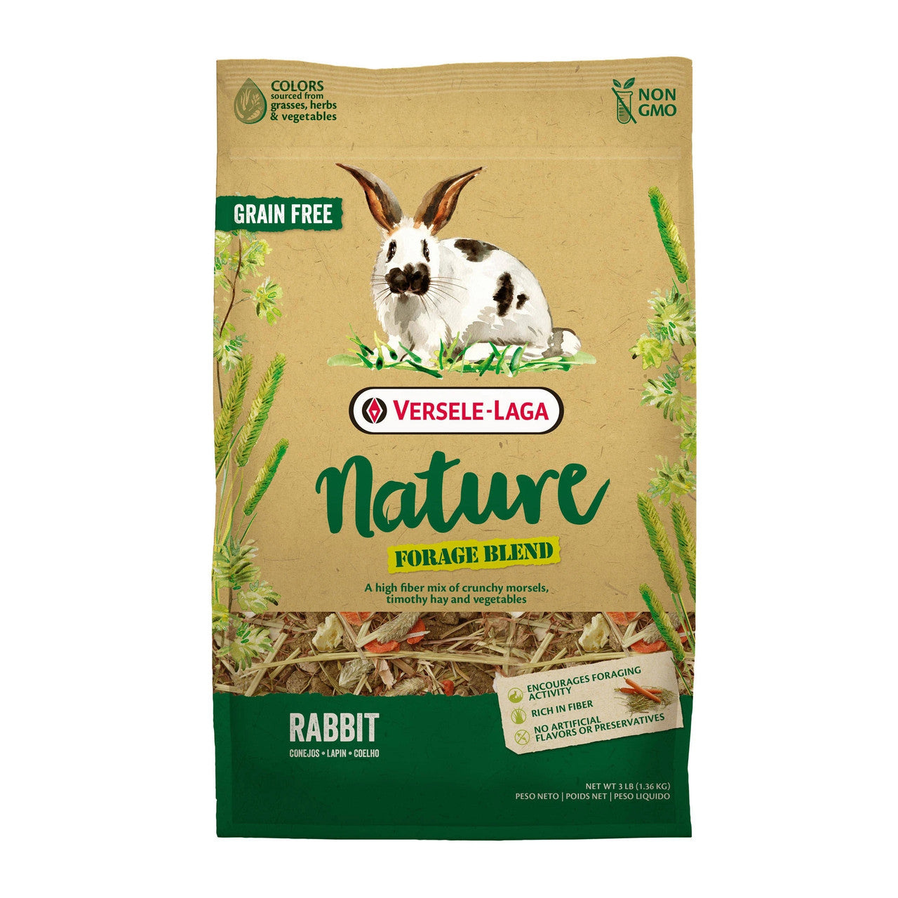 Versele-Laga Nature Forage Blend Rabbit 5 / 3 lb 5410340614679