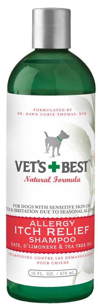 Veterinarian s Best Allergy Itch Relief Shampoo 16oz 031658103454 Pets Warehouse