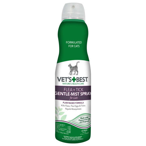 Vet’s Best Flea & Tick Cat Gentle Mist Spray 6.3 oz