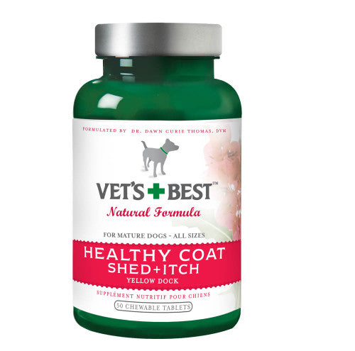 Vet’s Best Healthy Coat Shed and Itch 50 Count - Dog