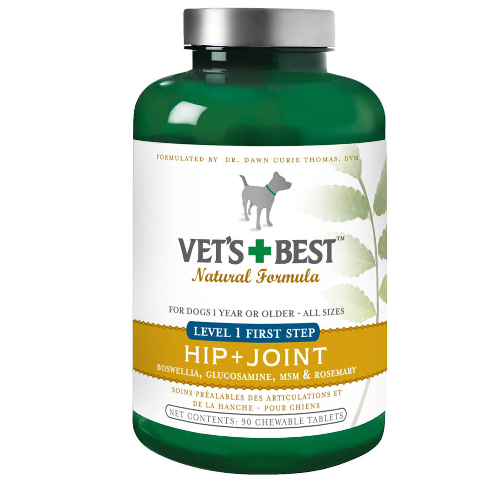 Vet's Best Level 1 First Step Hip and Joint Dog Supplement 90 Tablets
