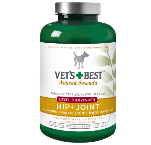Vet’s Best Level 3 Advanced Hip and Joint Dog Supplement 90 Tablets