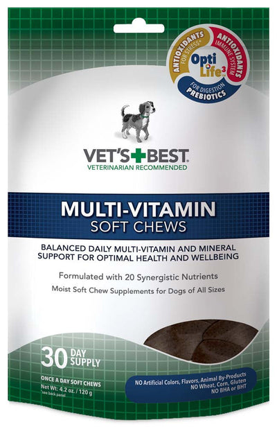 Vet's Best Multi-Vitamins Soft Chews 30 Chews 4.2 oz