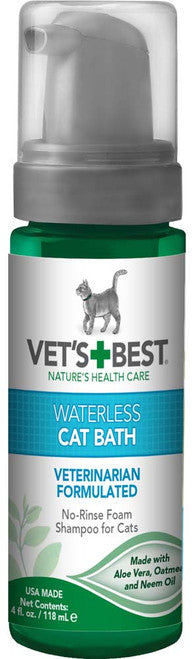 Vet’s Best Waterless Cat Bath 4 Fl. oz