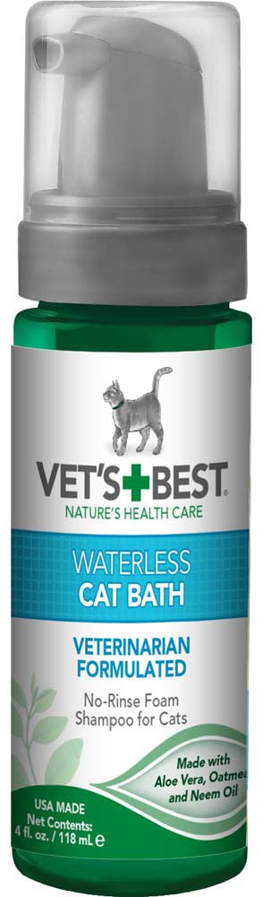 Vet's Best Waterless Cat Bath 4 Fl. oz
