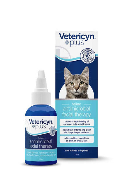 Vetericyn Plus Feline Antimicrobial Facial Therapy 2 fl. oz - Cat