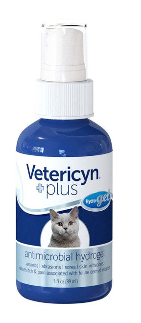 Vetericyn Plus Feline Antimicrobial Hydrogel 3 fl. oz - Cat