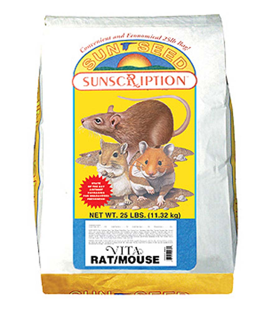 Sun Seed Vita Rat and Mouse Diet Dry Food 25 lb 087535941251