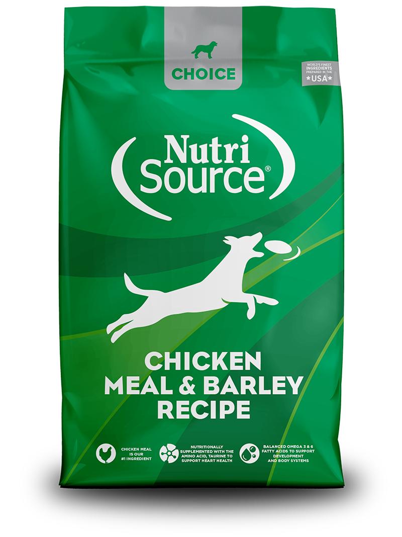 NutriSource Choice Dry Dog Food Chicken Meal & Barley 5 lb 073893230427