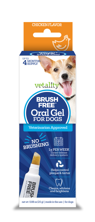Vetality Brush Free Oral Gel for Dogs 25 g 190623300165