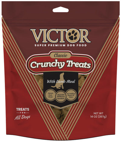 Victor Super Premium Dog Food Classic Crunchy Treats Lamb Meal 14 oz