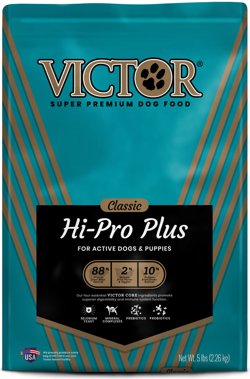 Victor Super Premium Dog Food Classic Hi-Pro Plus Dry Dog Food Beef 5lb