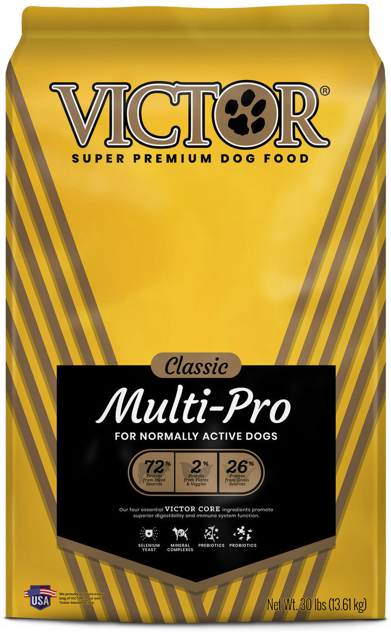Victor Super Premium Dog Food Classic Multi Pro Dry Dog Food Beef 30lb