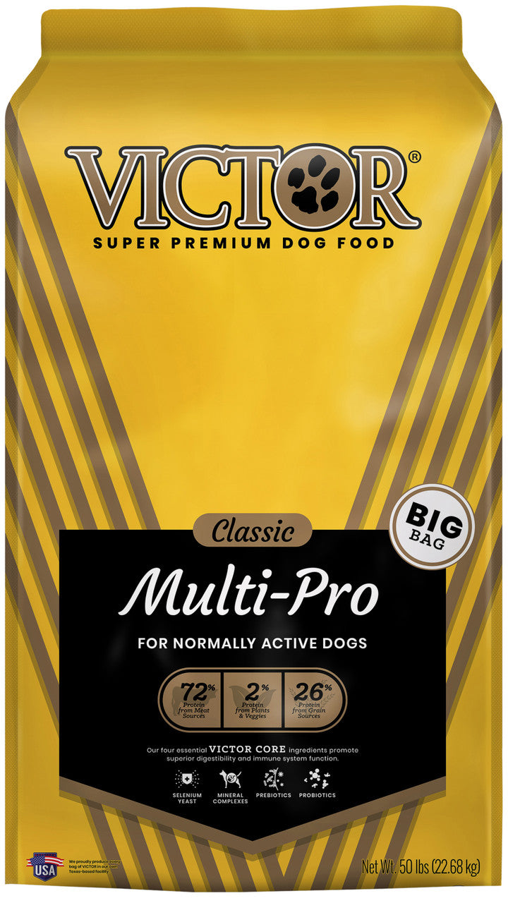 Victor Super Premium Dog Food Classic Multi Pro Dry Dog Food Beef 50lb