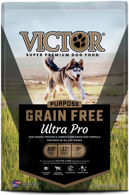 Victor Super Premium Dog Food Purpose Grain Free Ultra Pro Dry Beef & Chicken 5lb