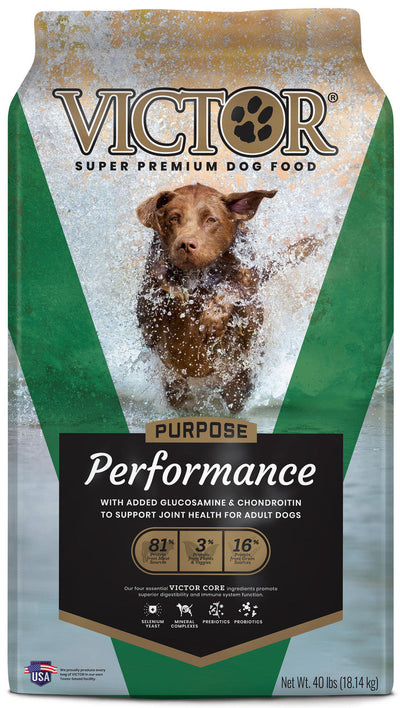 Victor Super Premium Dog Food Purpose Performance Dry Dog Food Beef 40lb