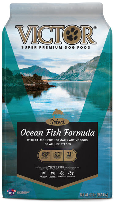 Victor Super Premium Dog Food Select Dry Ocean Fish 40lb