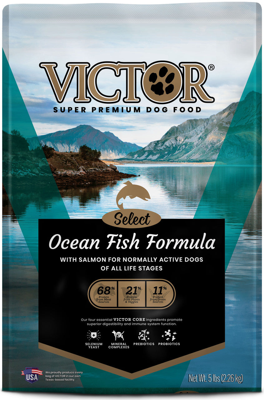 Victor Super Premium Dog Food Select Dry Dog Food Ocean Fish 5lb