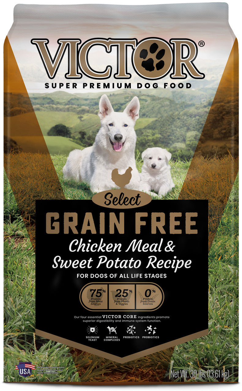 Victor Super Premium Dog Food Select Grain Free Dry Dog Food Chicken 30lb