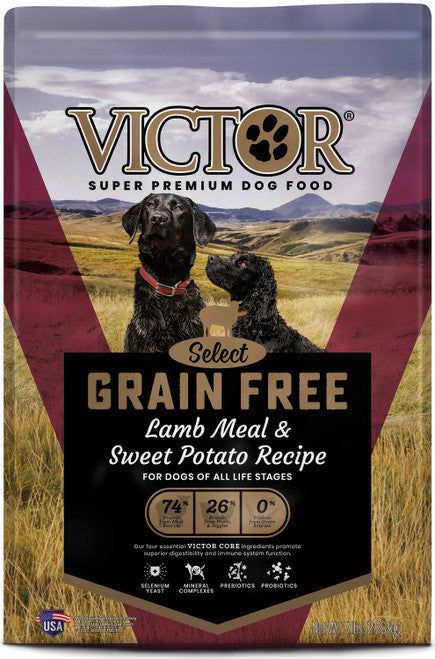 Victor Super Premium Dog Food Select Grain Free Dry Lamb Meal 5lb