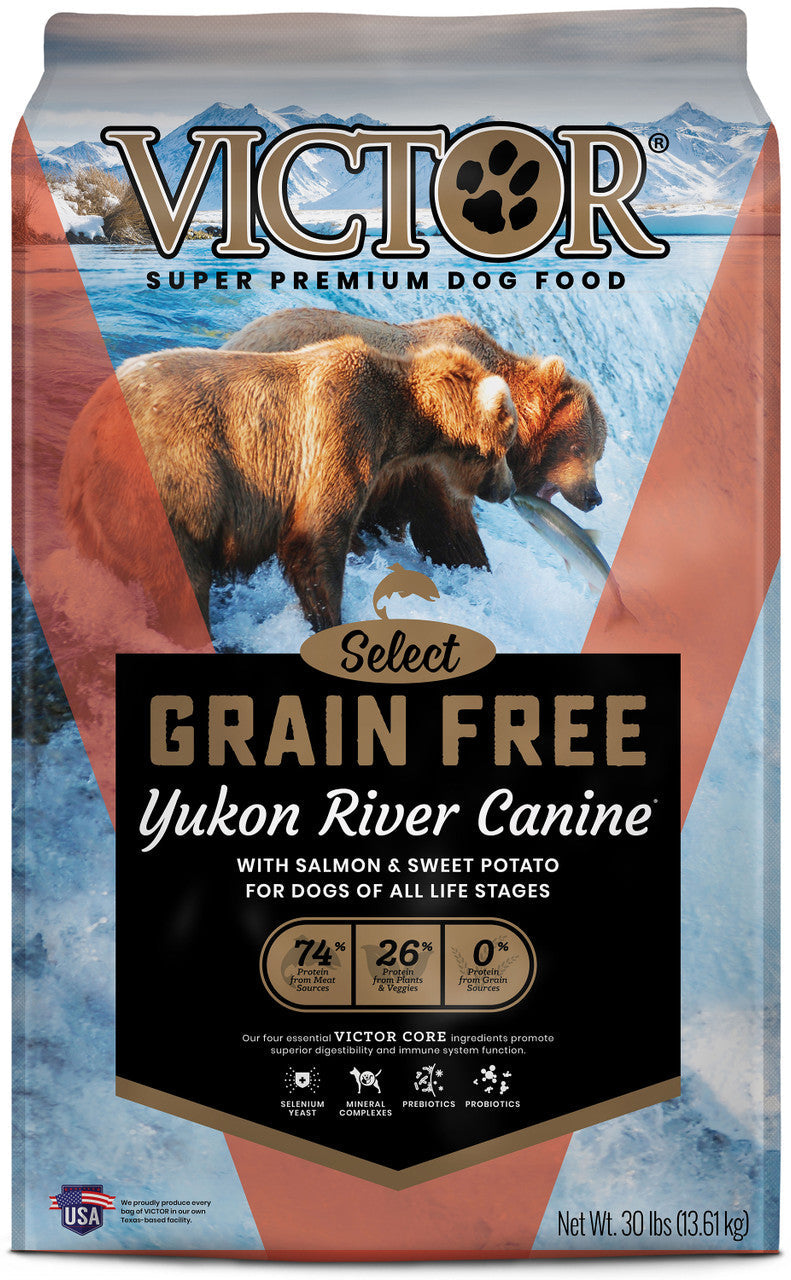 Victor Super Premium Dog Food Select Grain Free Dry Dog Food Yukon River 30lb