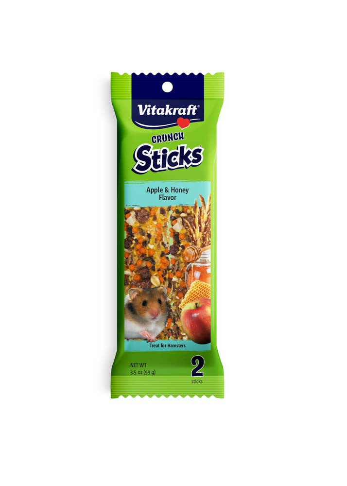 Vitakraft Crunch Sticks Hamster Treats Apple & Honey 3.5 oz 2 ct