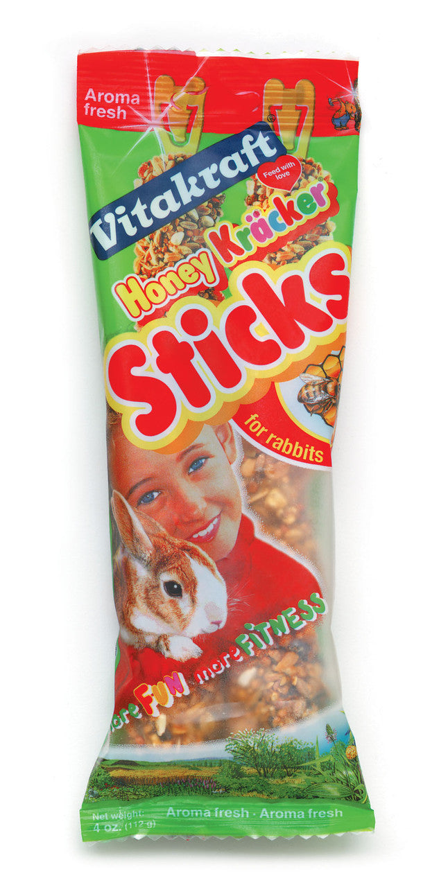 Vitakraft Crunch Sticks Rabbit Treats Whole Grains & Honey 4 oz 2 ct